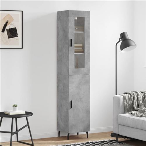Vidaxl Gris Buffet Haut Béton - Image 3