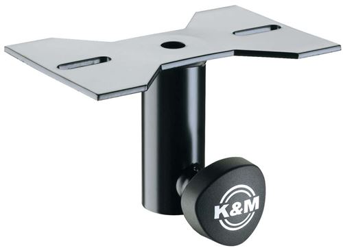 K&M 19580-000-55 - Adaptateur Noir 35MM Pour Enceinte Stands enceintes et tubes