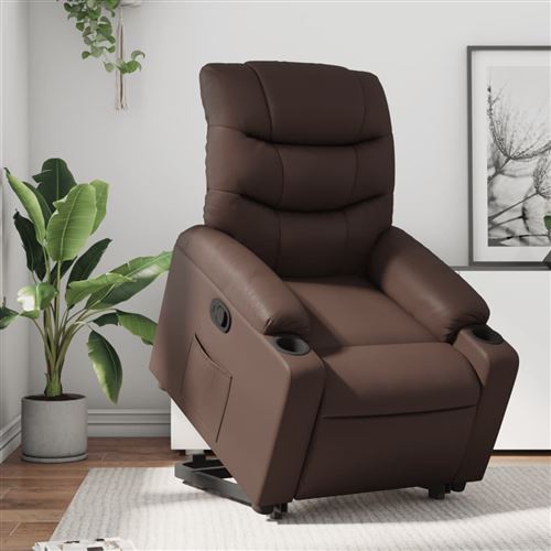Non Communiqué Marron Vidaxl Fauteuil Réglable Similicuir