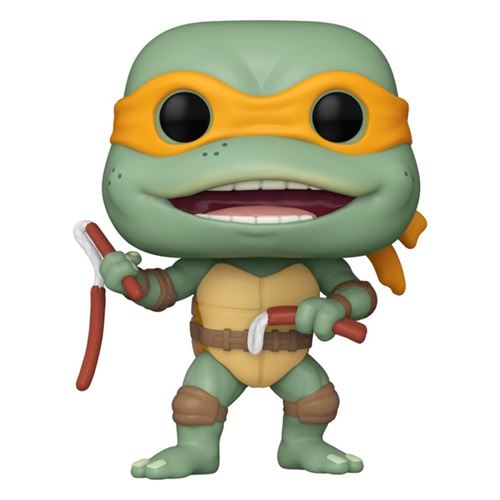 Funko Vert Figurine En Vinyle Tortues Ninja Pop! Movies Michelangelo Sausage Link Nunchucks - Image 4