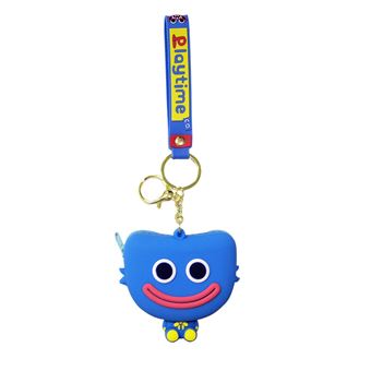Porte-clés Poppy Playtime Huggy Wuggy Bleu 9 cm - 1