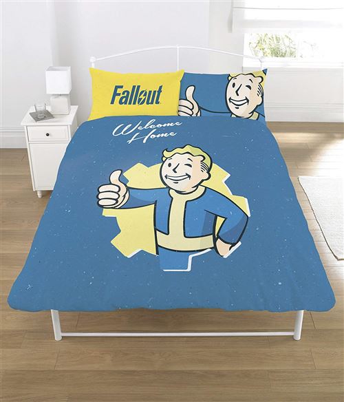 FALLOUT Parure pour Couette, Polycoton, Multicolore, Double