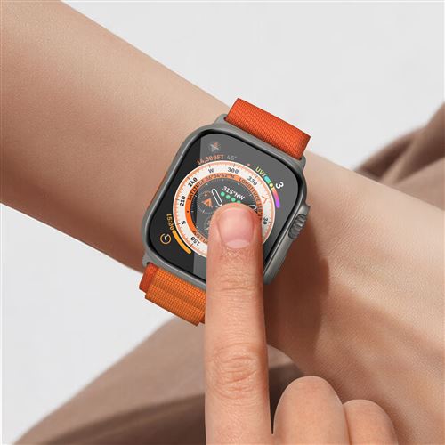 Verre Trempé pour Apple Watch ULTRA 2 49 mm [Pack 2] Film Vitre Protection  Ecran Montre Connectée Phonillico® - Accessoires bracelet et montre  connectée - Achat & prix