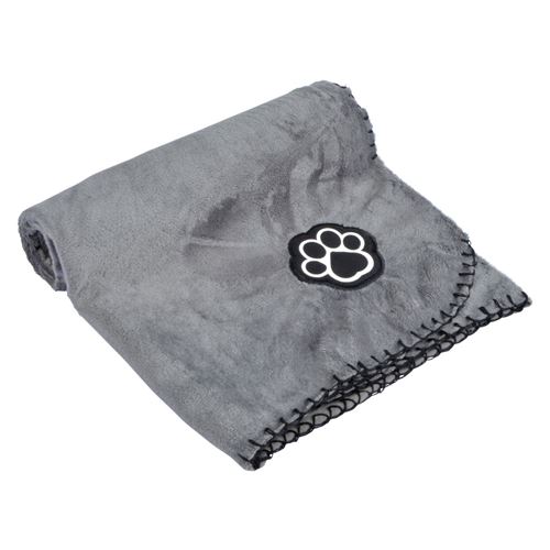 Plaid polaire pour chien - Gris