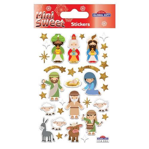 Crèche De Noël Musicale à LED En Acrylique – 32 Cm, Avec Angelot, Piles AAA