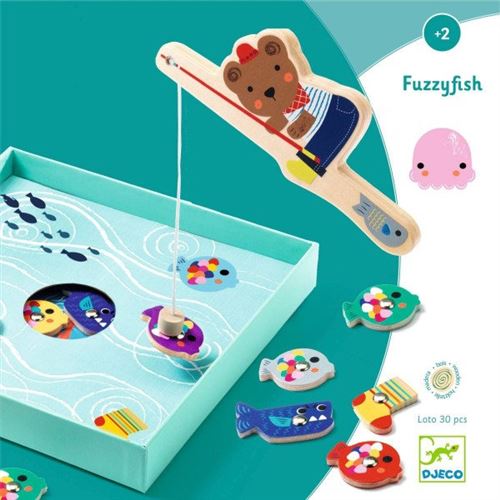 Jeu D'Adresse Extérieur Djeco Fuzzyfish Pêche Aimantée