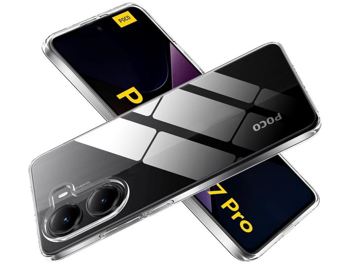 Coque De Protection Complète 360° Pour Xiaomi Poco X7 Pro 5G - TPU + PC Rigide, Avec Protecteur D'Écran Intégré, Transparente