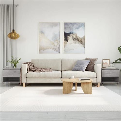 VIDAXL - Table basse - Ensemble de 2 tables - Gris - 50x46x50 cm - Image 2