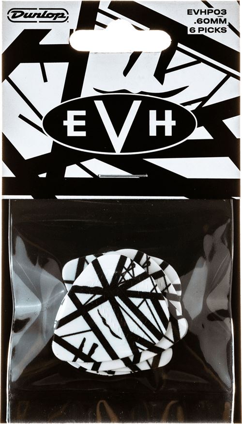 Non Communiqué Jim Dunlop Médiator Evh Vhi, Player's Pack De 6 Médiators