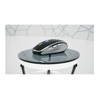CHERRY MW 8C ADVANCED - Souris - ergonomique - optique - 6 boutons - sans fil - 2.4 GHz, Bluetooth 4.0 - récepteur sans fil USB - noir
