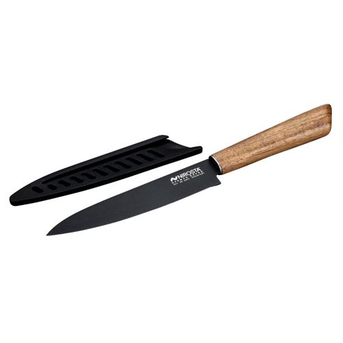 Non Communiqué Bois,Noir Couteau D’office Universel 24 Cm Nirosta Flow