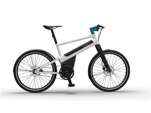 Vélo Electrique IWEECH Blanc Perlé - 250 W - Batterie amovible 36V 13,8Ah