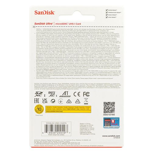 Cette microSD SanDisk Ultra de 256 Go est à moitié prix sur