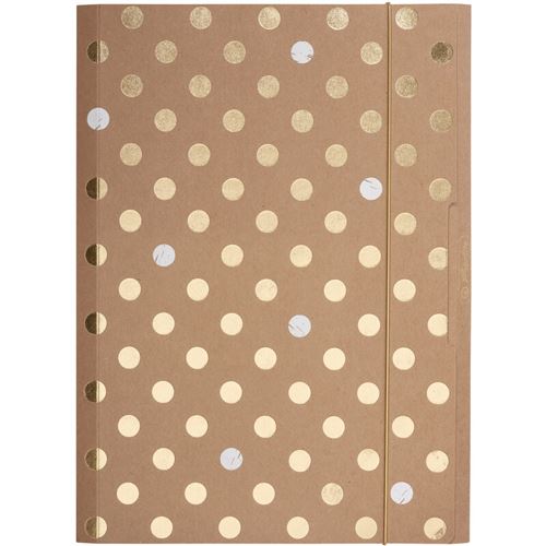 herlitz Chemise à élastiques Pure Glam, A4, carton kraft