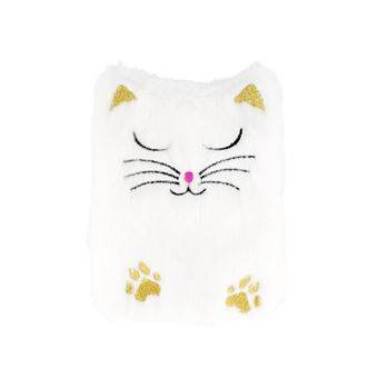 Chaufferette main réutilisable - Warmly White Cat  - Pylones - 1
