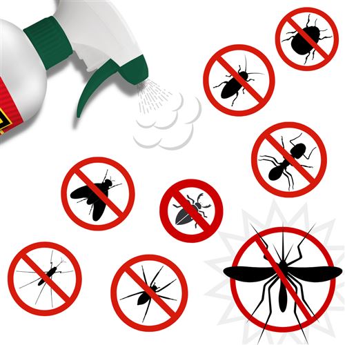 3 barrages aux insectes - Raquette OFFERTE - Venteo - Solution  anti-insectes rampants/volants - Utilisation intérieur/extérieur