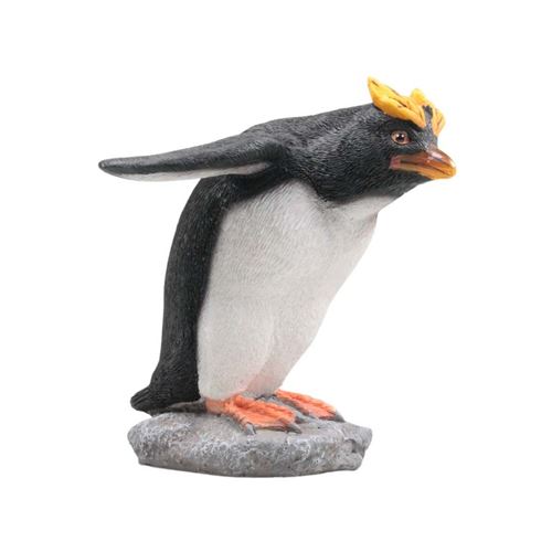 Farmwood Animals - Pingouin huppé en résine Plonge