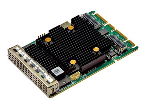 Broadcom MegaRAID 9562-16i - Contrôleur de stockage (RAID) - 16 Canal - SATA 6Gb/s / SAS 12Gb/s / PCIe 4.0 (NVMe) - RAID RAID 0, 1, 5, 6, 10, 50, 60 - PCIe 4.0 x8