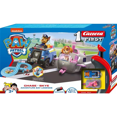 Circuit de voiture Carrera First : Pat' Patrouille (Paw Patrol) Ready for  Action