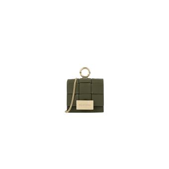 Mini sac IDEAL OF SWEDEN pour AirPods - Modèle Braided - Khaki - 1