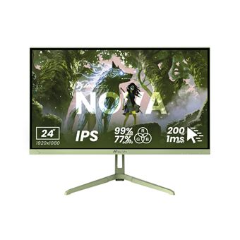 Arozzi Nova 24" IPS, 200Hz – Vert forêt - 1
