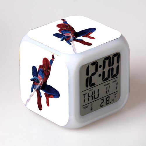 Stack Multicolore Réveil Enfant Led Multifonctionnel Coloré Cadeau - Spiderman #18