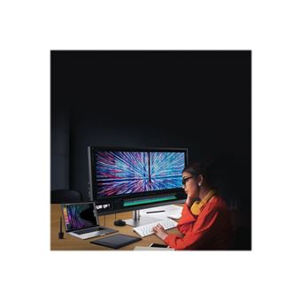 BenQ DesignVue PD3420Q - PD Series - écran LED - 34" - 3440 x 1440 UWQHD @ 60 Hz - IPS - 400 cd/m² - 1000:1 - DisplayHDR 400 - 5 ms - 2xHDMI, DisplayPort, USB-C - haut-parleurs - gris foncé