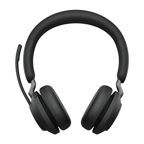 Non Communiqué Noir Jabra Evolve2 65 Ms Stereo - Micro-Casque - Sur-Oreille - Bluetooth - Sans Fil - Usb-C - Isolation Acoustique - Certifié Pour Microsoft Teams