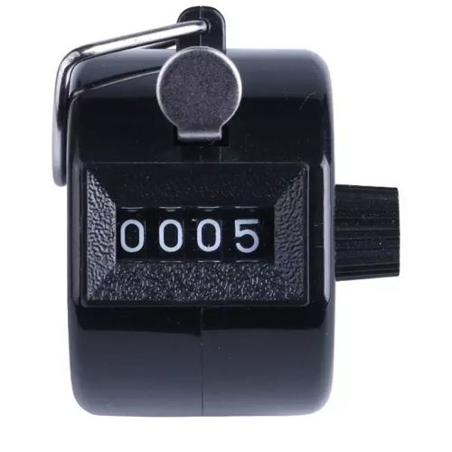 Générique Couleur Numérique À Main Tally Clicker Compteur À 4 Chiffres Numéro Clicker Golf Chrome Pealer61