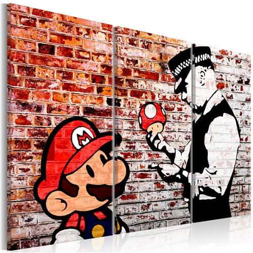 Tableau - Mural on Brick - Décoration, image, art - Art urbain -