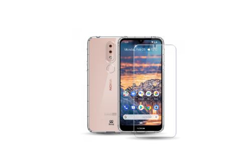 IBROZ Clear case et verre trempé pour Nokia 4.2