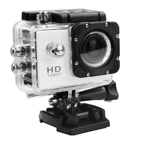 Caméra sport WS02 HD 1080P, enregistreur de sport - Blanc