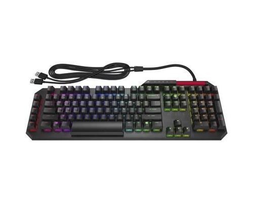HP OMEN Sequencer Keyboard, Standard, Avec fil, USB, Clavier mécanique, QWERTY, Noir