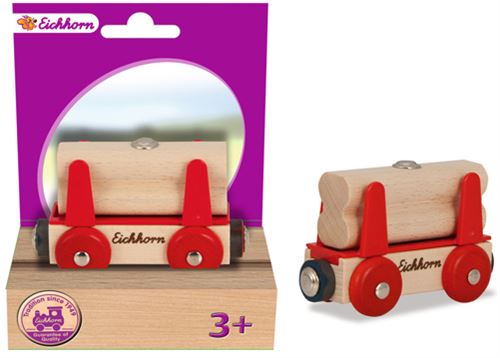 Wagon Eichhorn avec bois 2 pcs. 1358