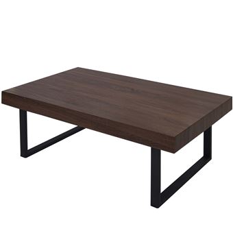 Table Basse De Salon Kos T576 Fsc 40x110x60cm Chene Marron