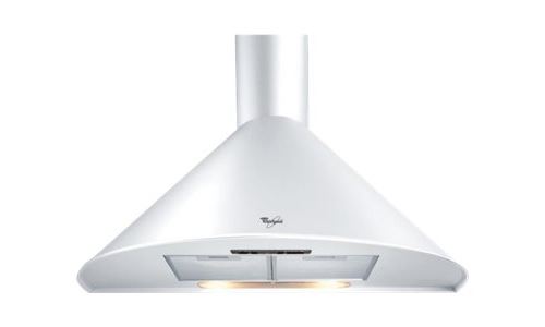 Whirlpool Demi Lune AKR 989/1 IX - Hotte - hotte décorative - largeur : 89.8 cm - profondeur : 52 cm - evacuation & recyclage