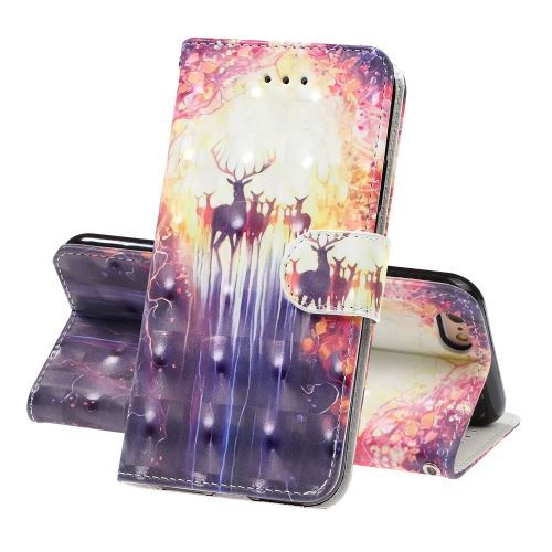Etui en PU décor spot wapiti avec support pour votre Apple iPhone 6 Plus/6s Plus