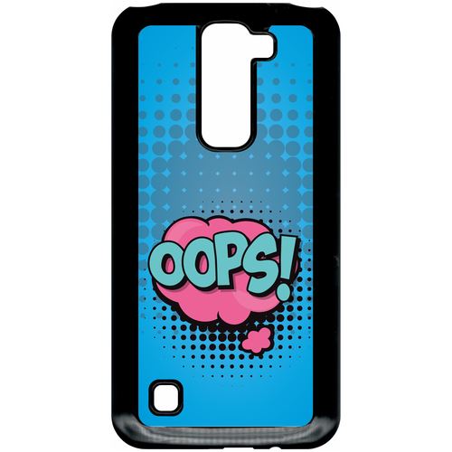 Coque Lg K7 Modele X220 Oops Fond Bleu