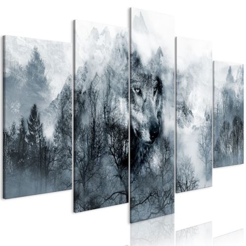 Tableau - Mountain Predator (5 Parts) Wide .Taille : 100x50