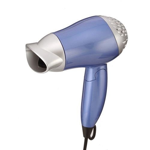 Sèche-cheveux de voyage, 2 réglages de vitesse, pliable, MPM, SS-1205, 1200W, Bleu