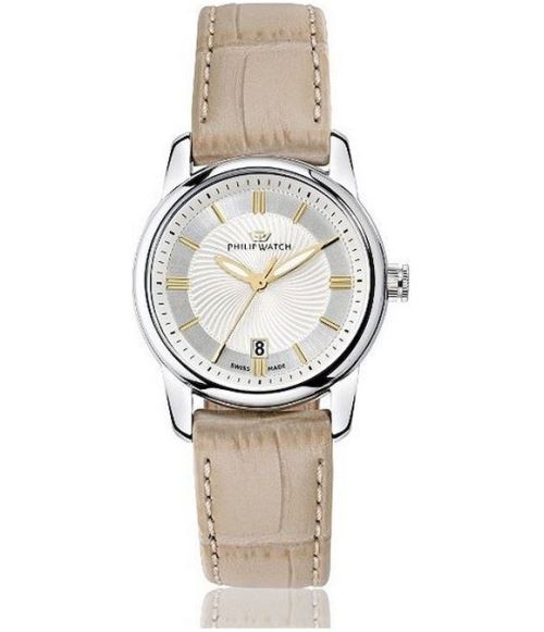 Philip Watch Montre Femme R8251178505 Argent, Blanc