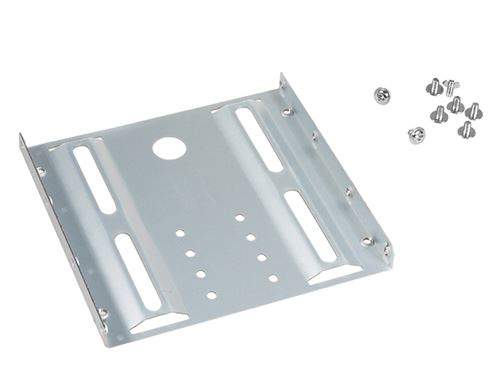 Maclean MC-655 - Storage bay adapter - 3,5 tot 2,5 - zilver