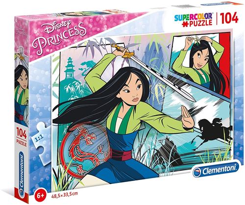 Clementoni puzzle Disney Mulan 104 pièces