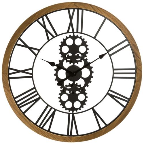 ATMOSPHERA - Horloge Murale - Grand Format - Noir - Image 3