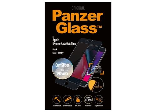 Protecteur d'Écran iPhone 6/6S/7/8 Plus PanzerGlass CF Privacy - Noir