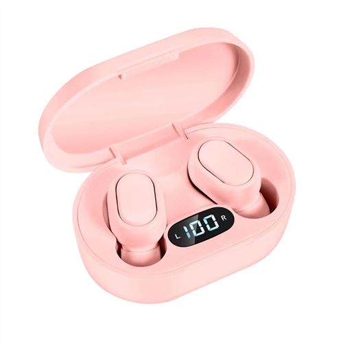 Non Communiqué Rose Ecouteurs 415 Bluetooth Sans Fil Confortable Et Portable - Image 1