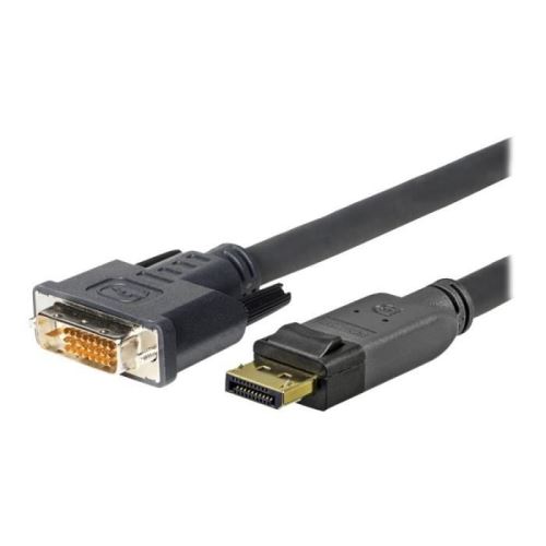 VivoLink Pro Câble DisplayPort DisplayPort (M) pour DVI-D (M) 7.5 m verrouillé, vis moletées