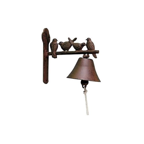 Cloche de jardin en fonte 4 oiseaux
