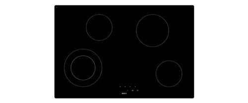 1119 Novy Table Vitrocéramique O'zone Basic Line 78 Cm Bord Arrondi