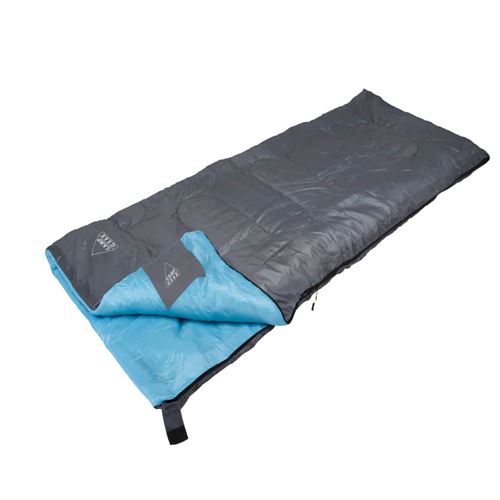 Camp Gear Sac de couchage Festival 190x75 cm Gris et bleu 3605749